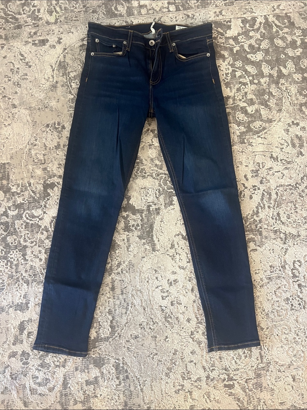 Rag and Bone, dark wash skinny jeans, size 29, Cate mid-rise ankle skinny.